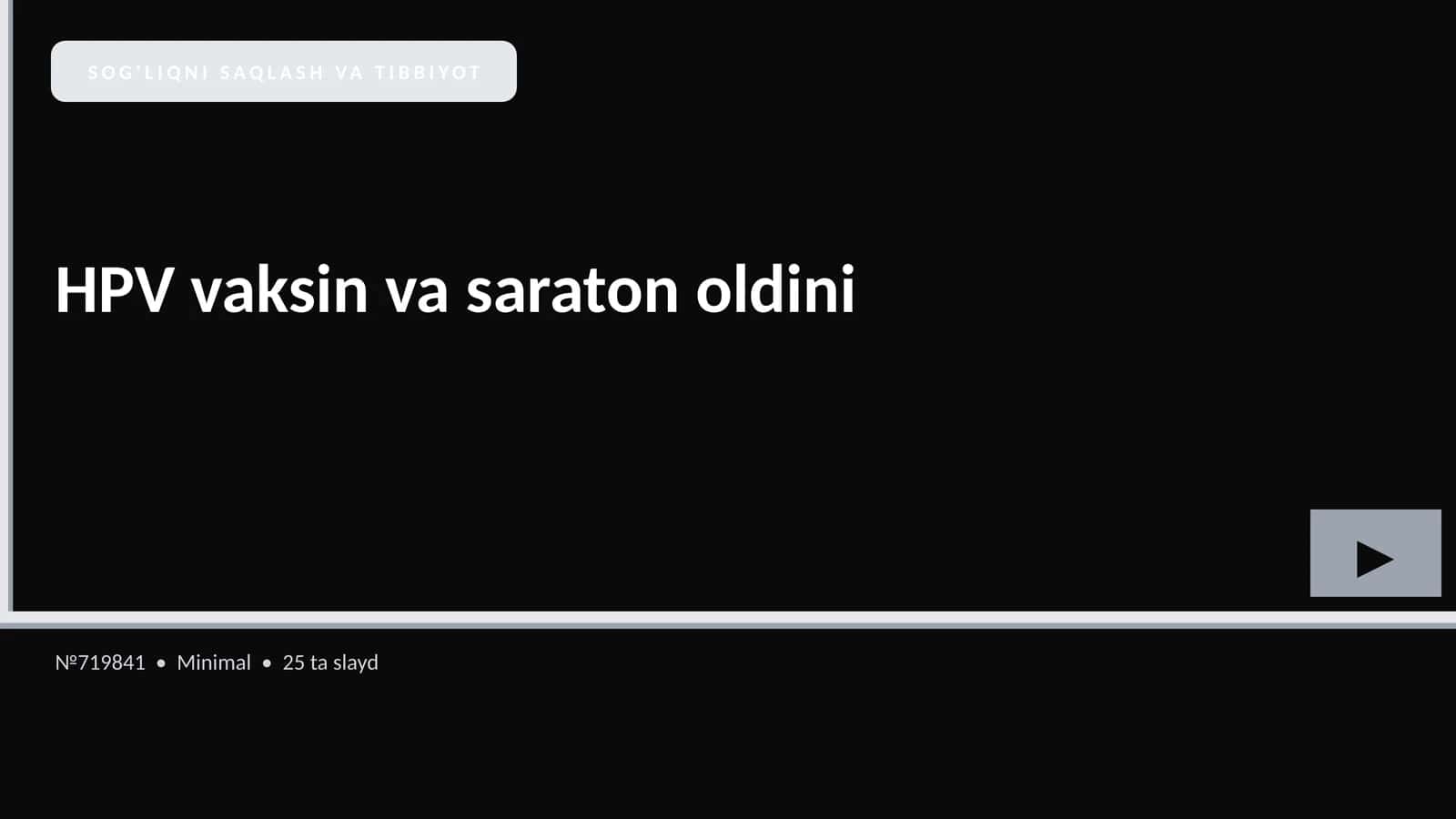 HPV vaksin va saraton oldini