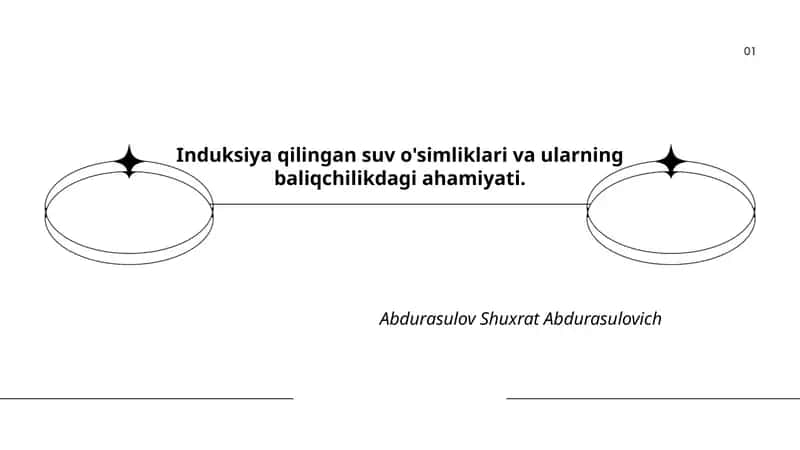 Induksiya qilingan suv o'simliklari va ularning baliqchilikdagi ahamiyati