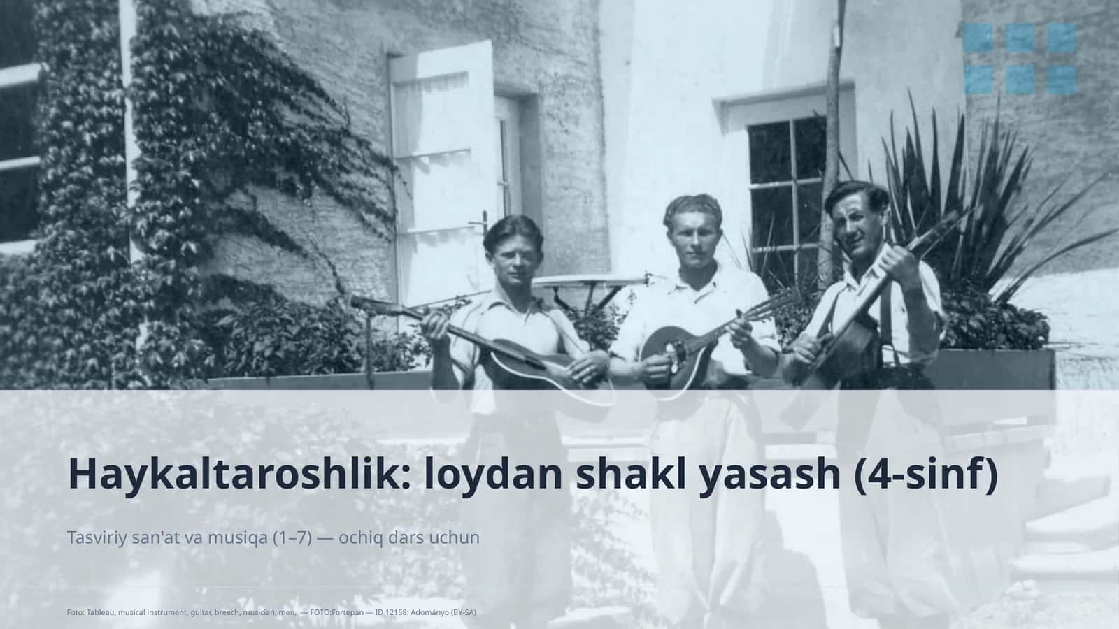 Haykaltaroshlik: loydan shakl yasash (4-sinf)