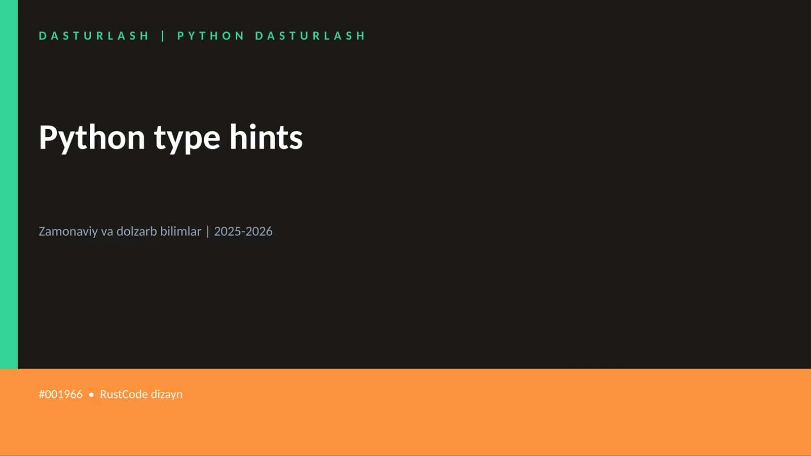 Python type hints