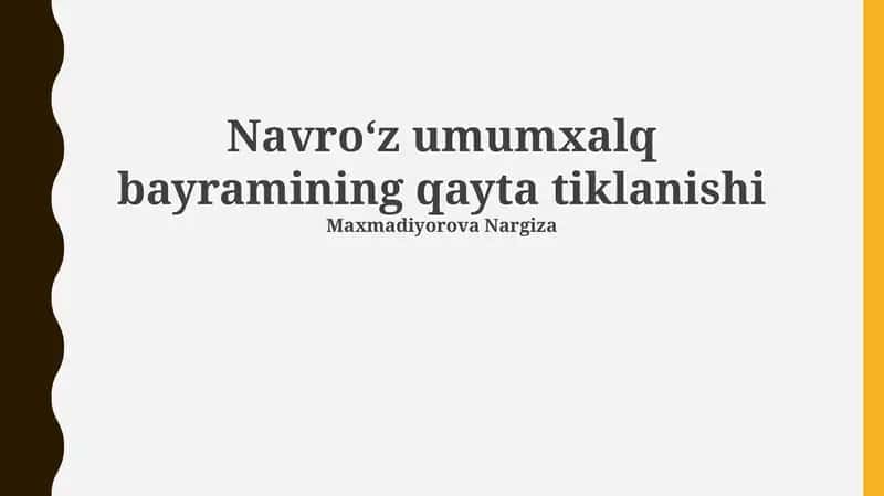 Navruz: Tarix, Ta'qiqlar va Tiklanish
