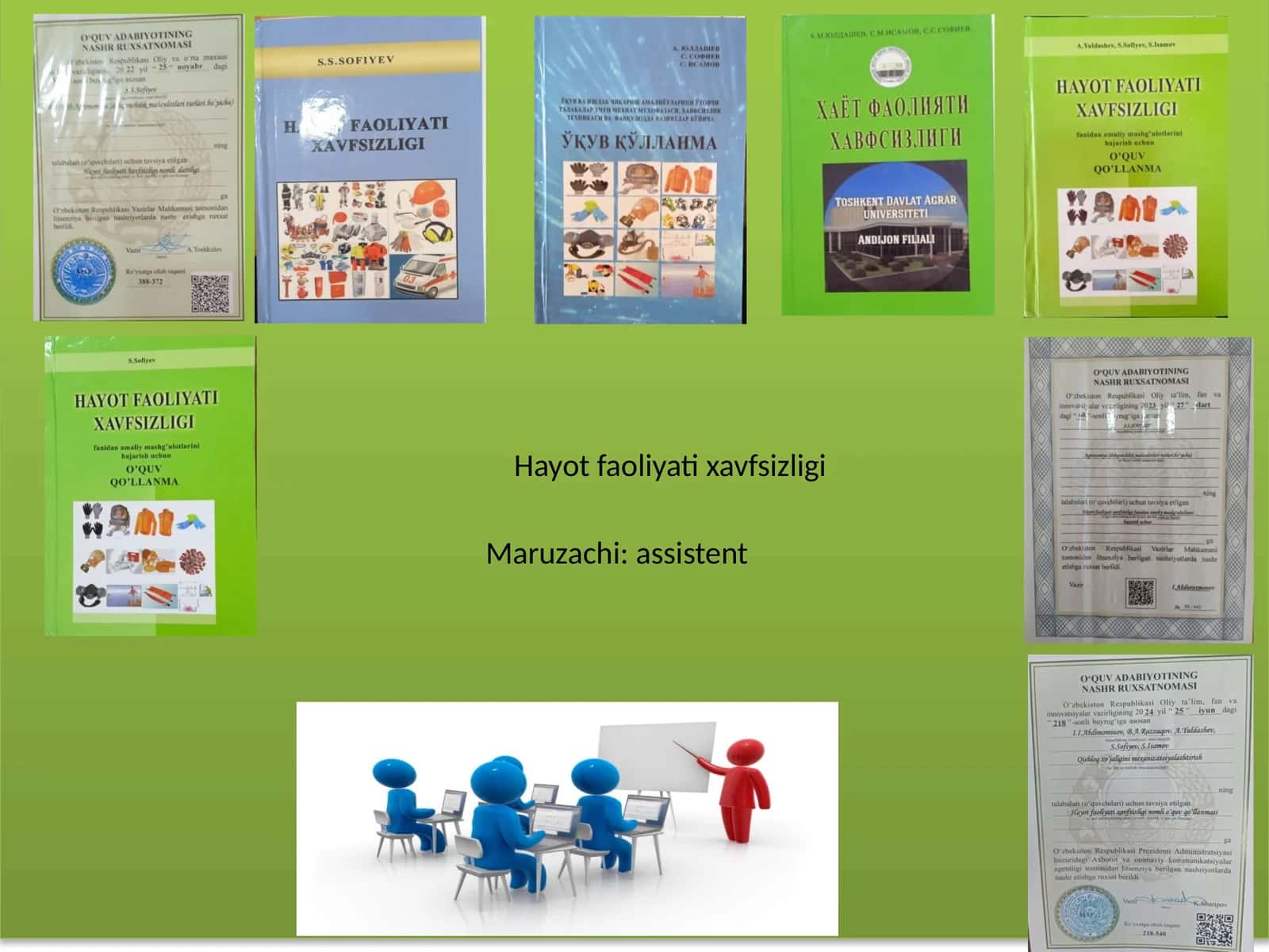 Hayot faoliyati xavfsizligi MAVZU:Hayotfaoliyatixavfsizliginingnazariyasoslari