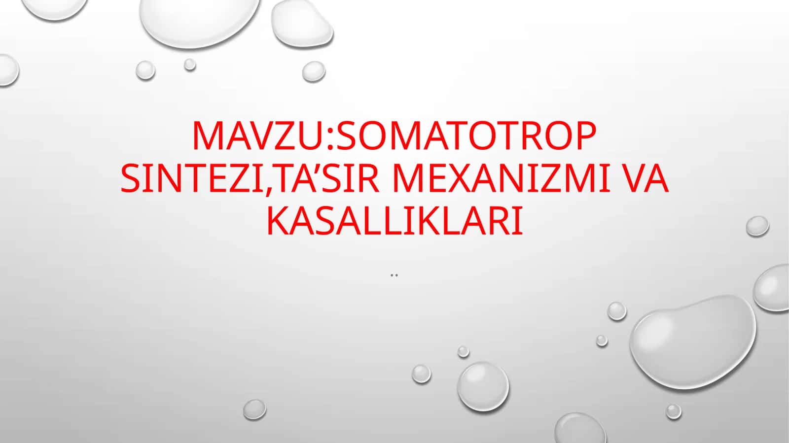 Somatotrop Gormoni