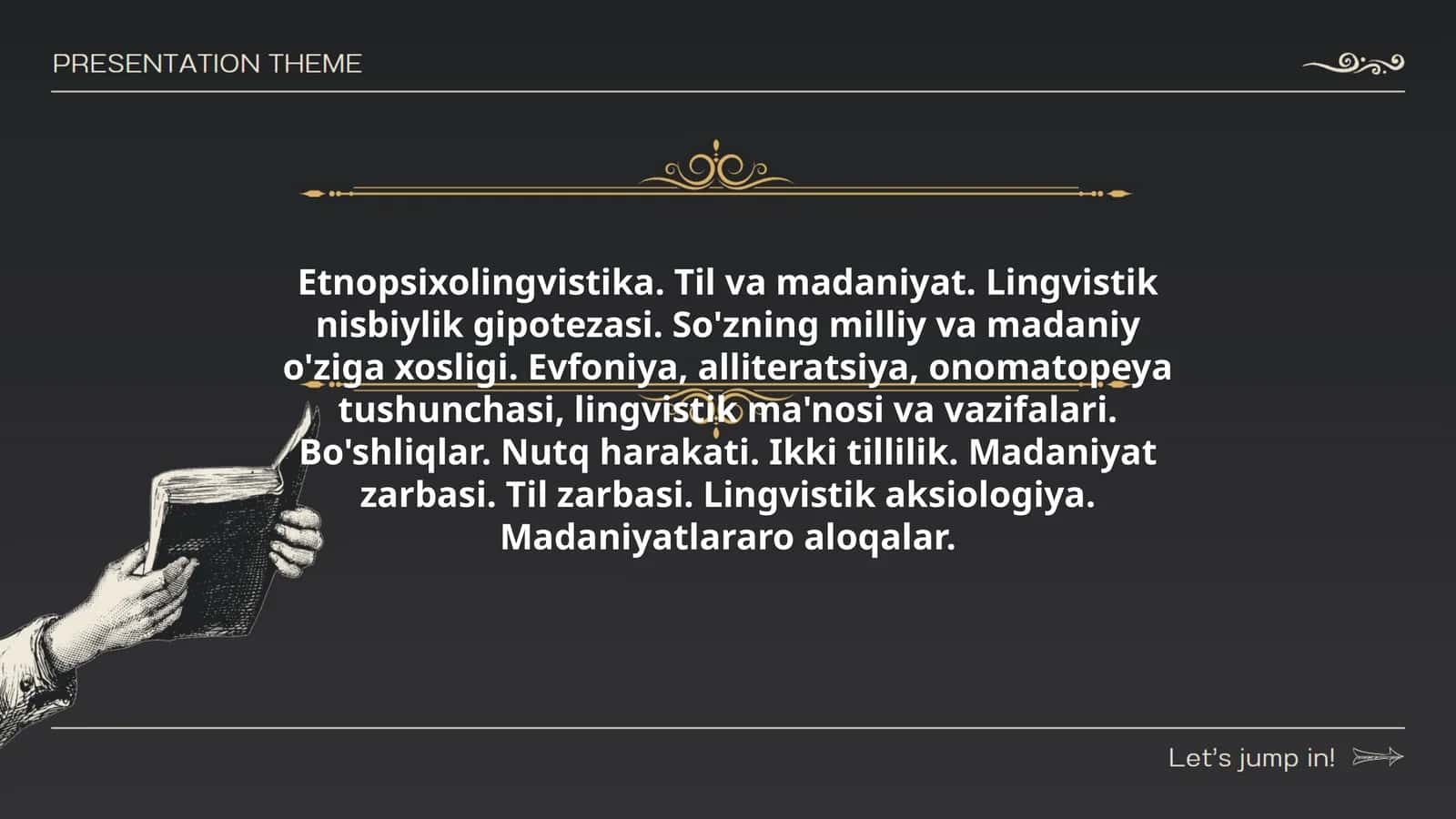 Etnopsixolingvistika. Til va madaniyat