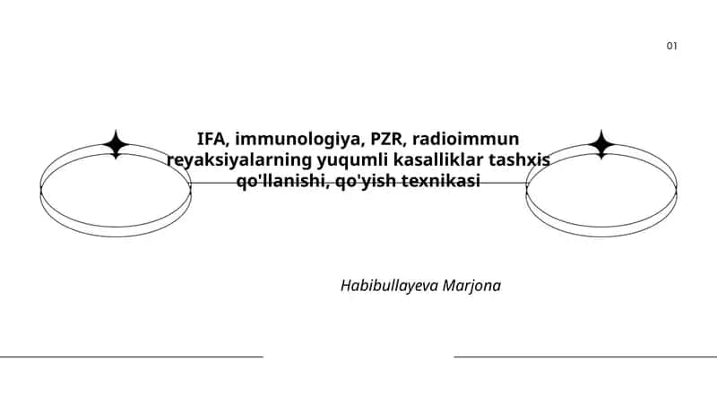 IFA, Immunologiya, PZR, Radioimmun reyaksiyalarning Tashxisi