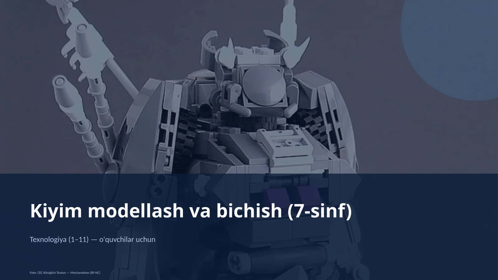 Kiyim modellash va bichish (7-sinf)