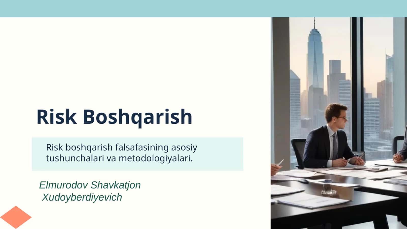 Risk Boshqarish