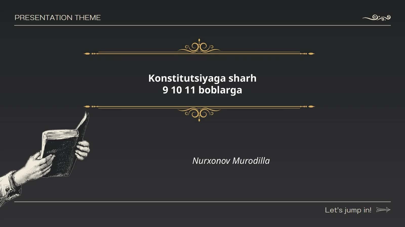 O'zbekiston Respublikasi Konstitutsiyasi Sharhi
