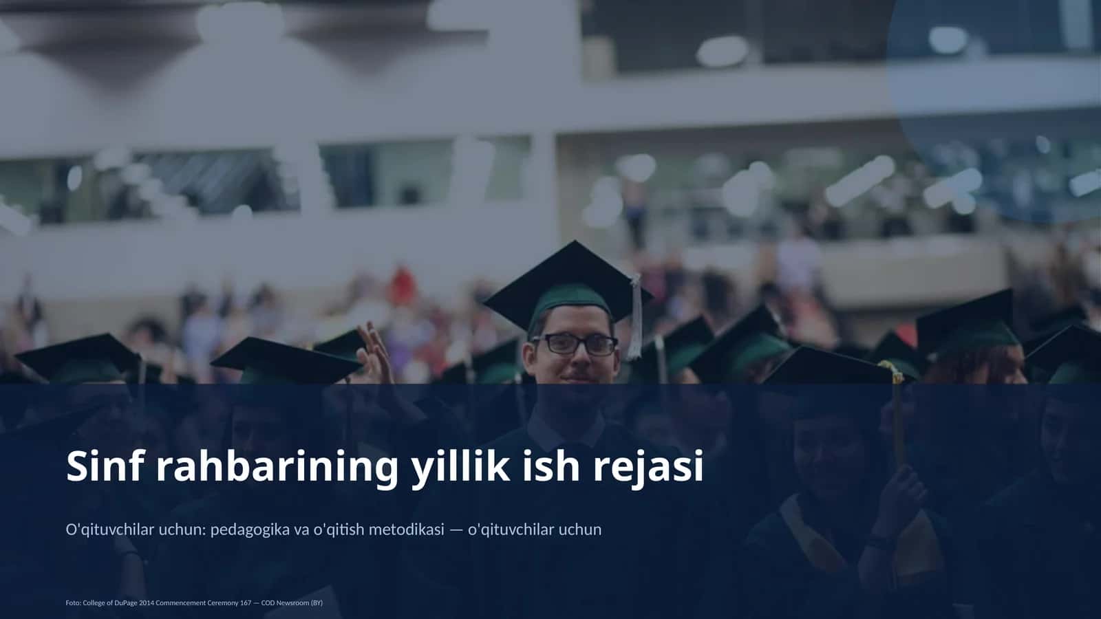 Sinf rahbarining yillik ish rejasi