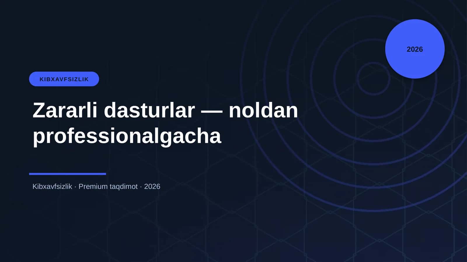 Zararli dasturlar — noldan professionalgacha