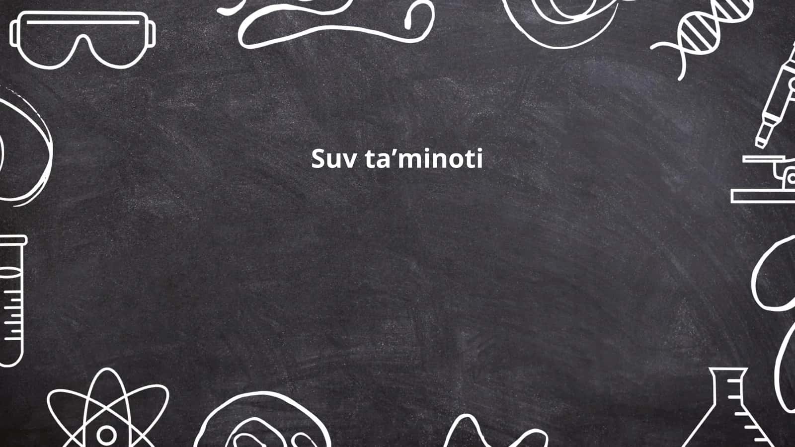 Suv taʼminoti