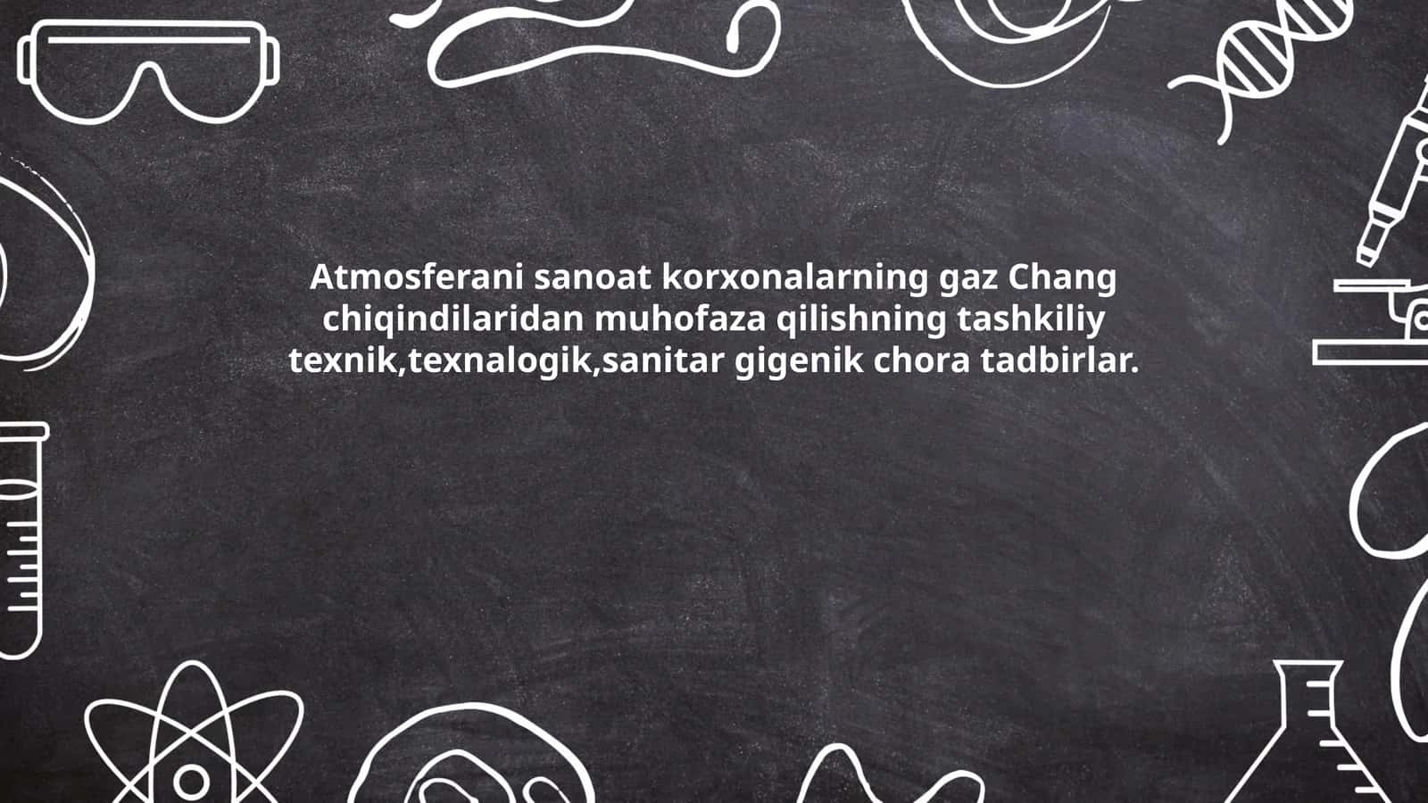 Ifloslanishni nazorat qilish texnologiyalari