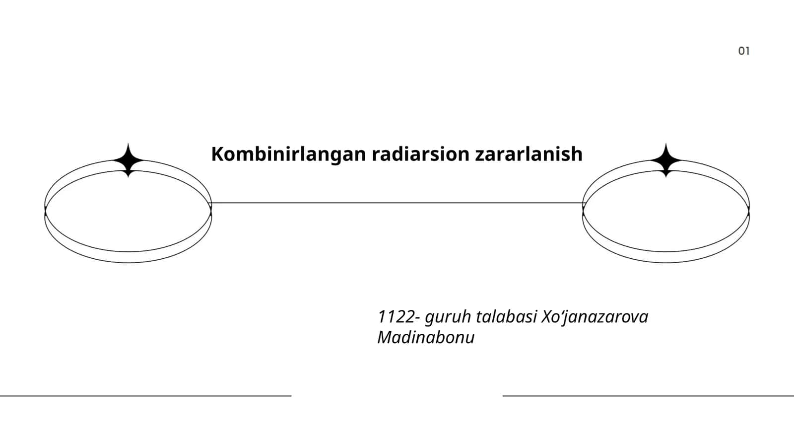 Kombinirlangan radiatsiya zararlarining turlari