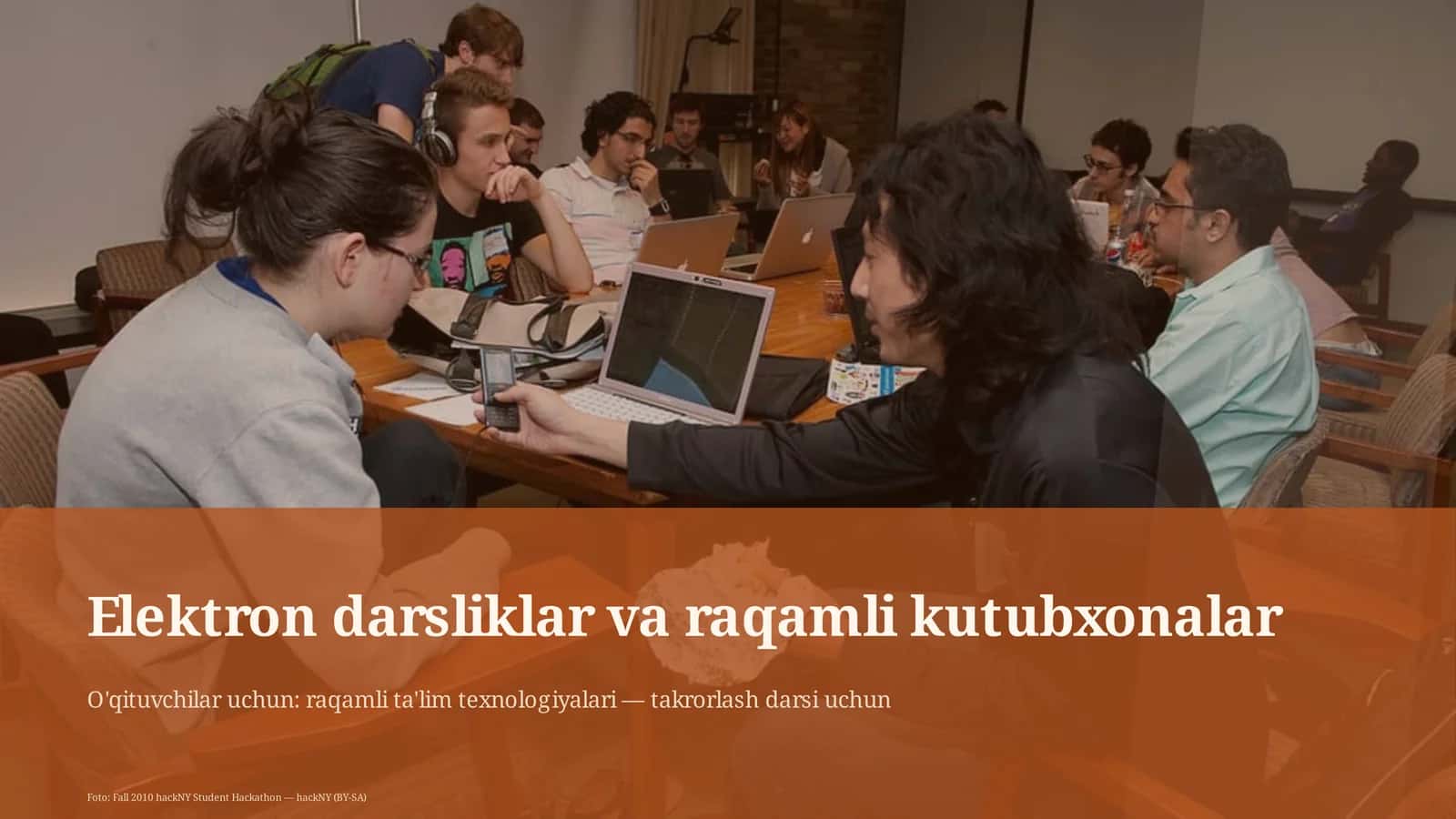 Elektron darsliklar va raqamli kutubxonalar