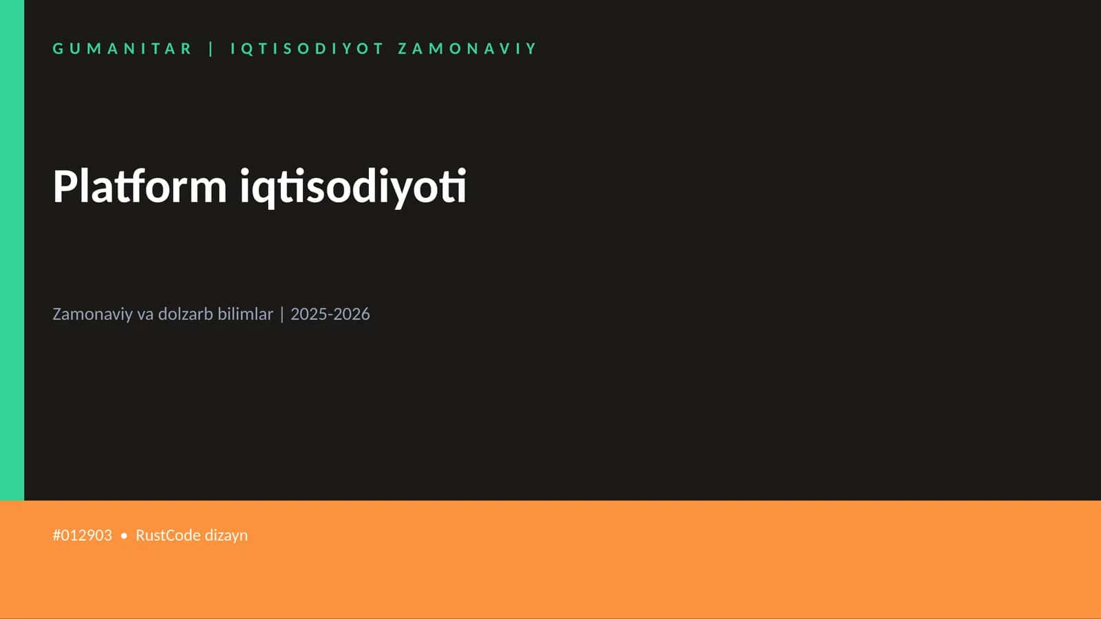 Platform iqtisodiyoti