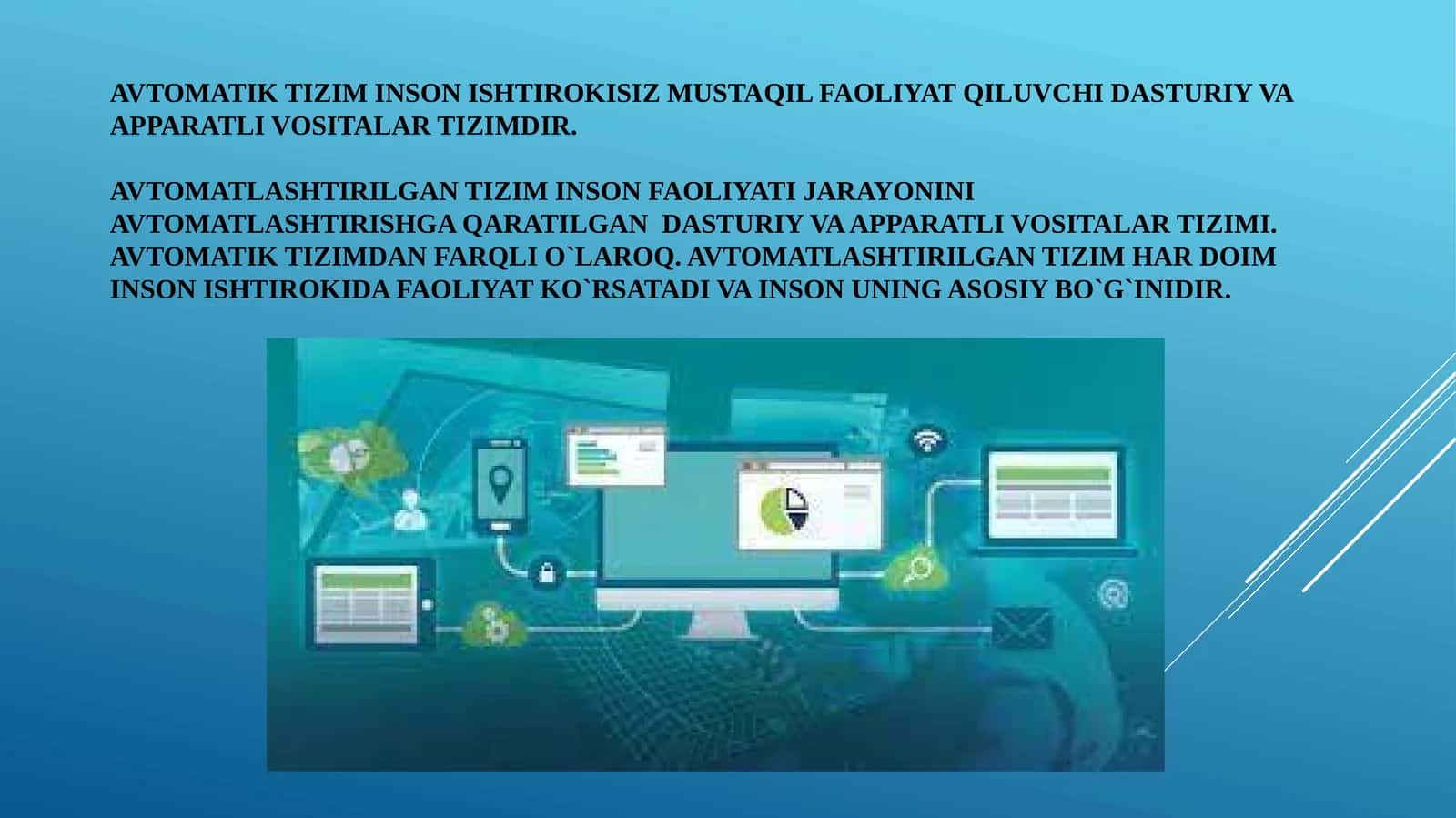 Avtomatiktizim va Inson faoliyati