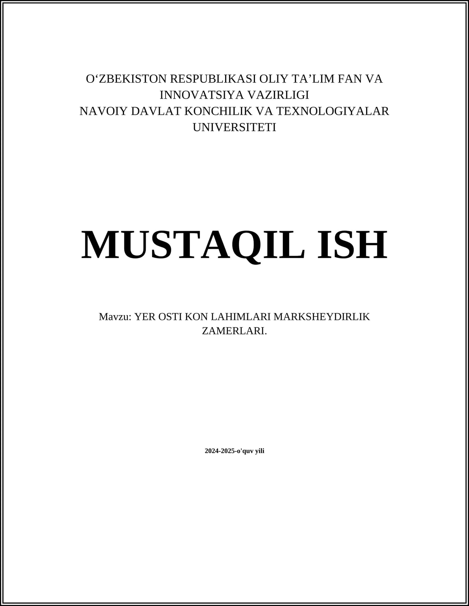 YER OSTI KON LAHIMLARI MARKSHEYDIRLIK ZAMERLARI