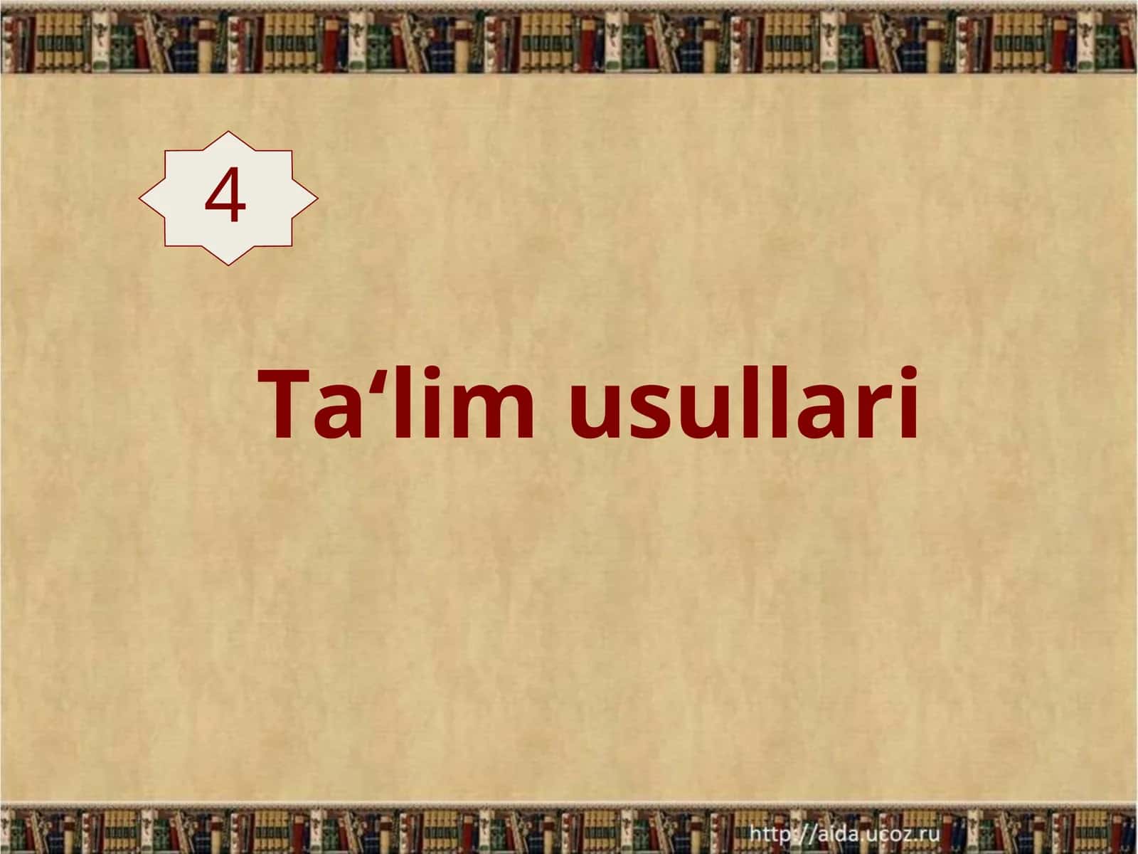 Ta‘lim usullari