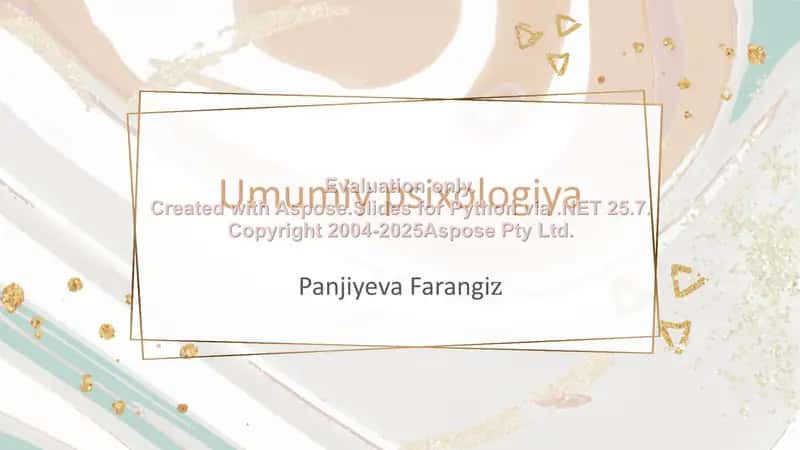 Umumiy psixologiya