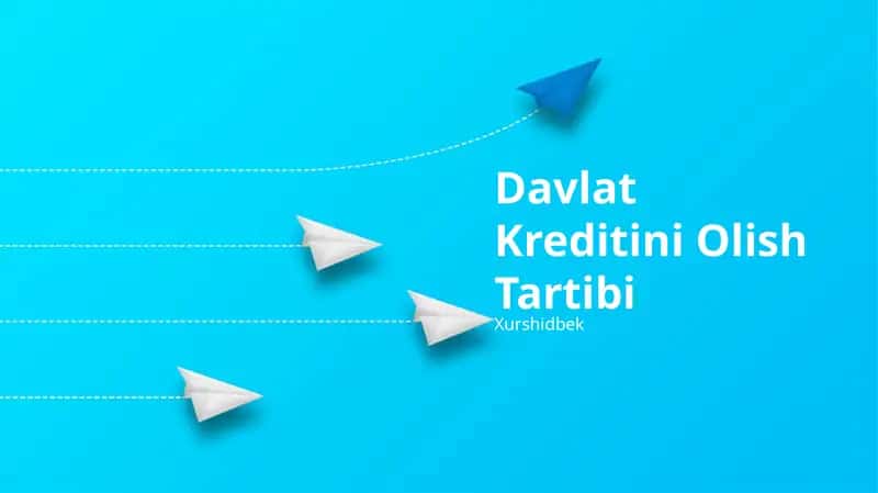Davlat Kreditini Olish Tartibi