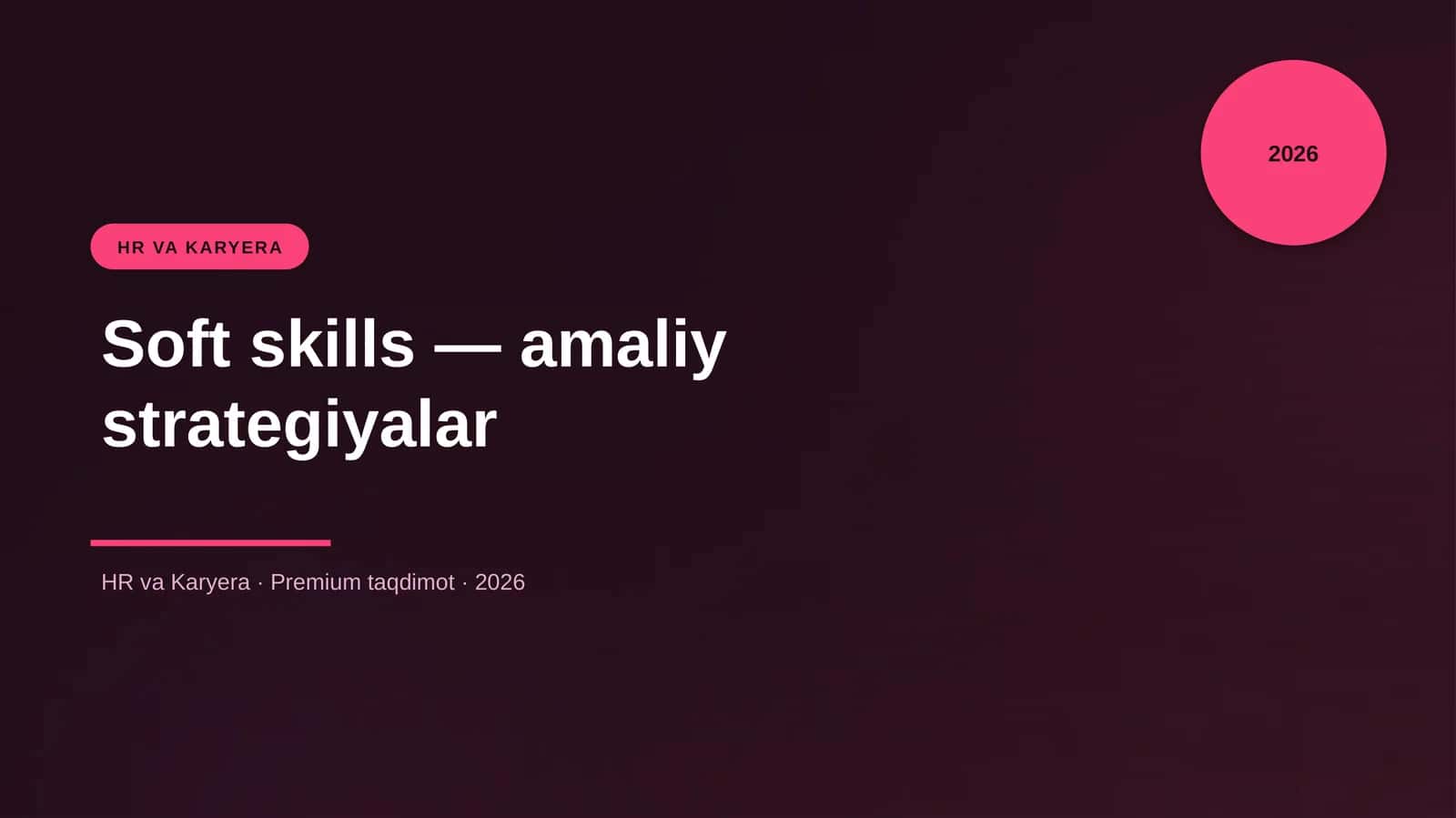 Soft skills — amaliy strategiyalar