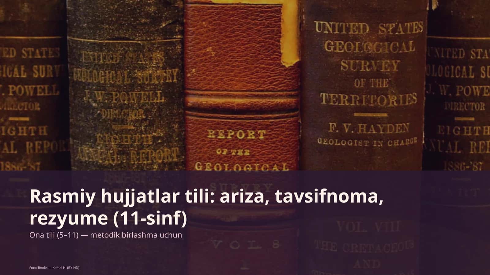 Ona tili (5–11) — metodik birlashma uchun