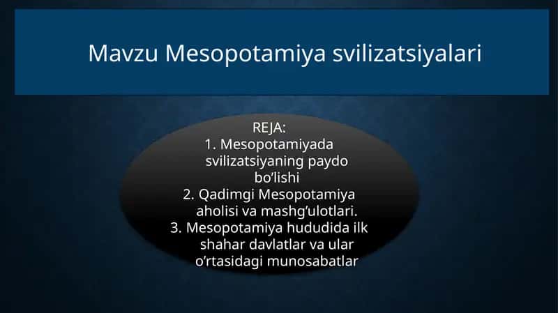 Mesopotamiya svilizatsiyalari