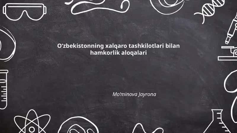 Oʻzbekiston va BMT: rivojlanish hamkorligi va barqaror rivojlanish maqsadlari