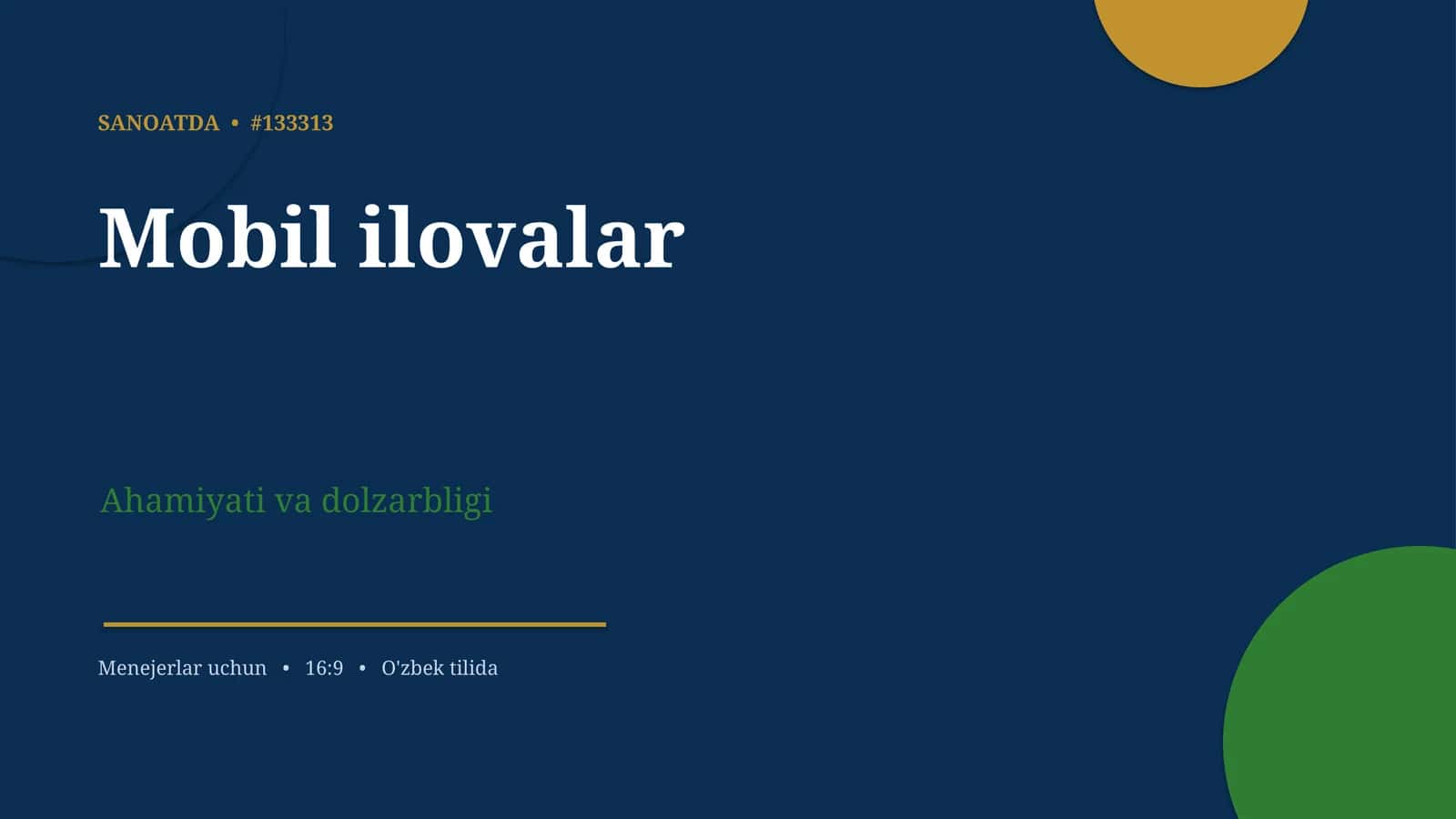 Mobil ilovalar