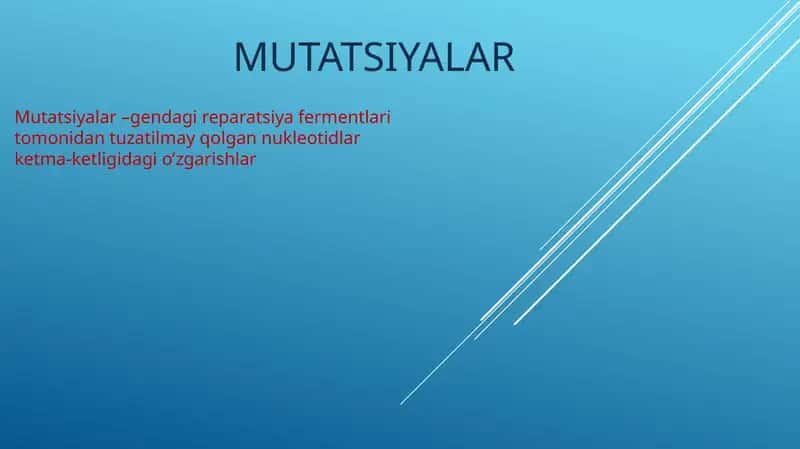 Mutatsiyalar