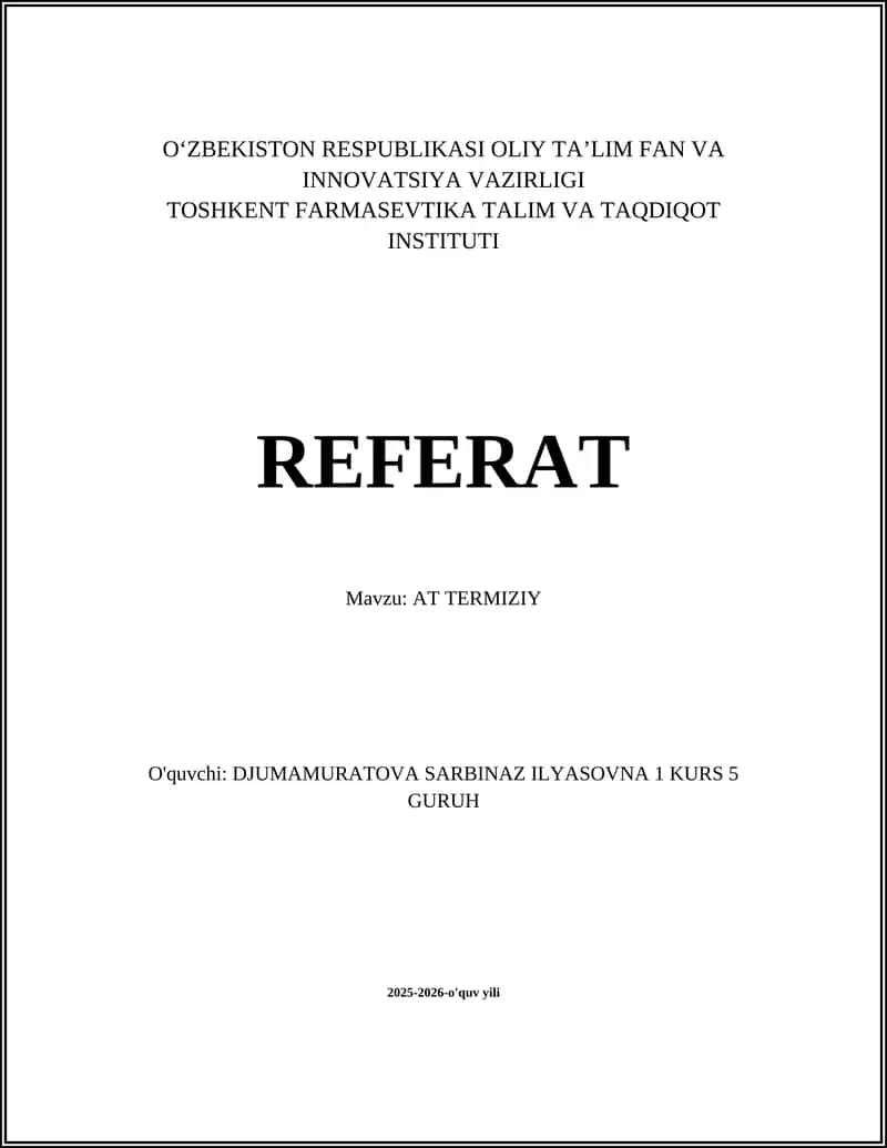 AT TERMIZIY