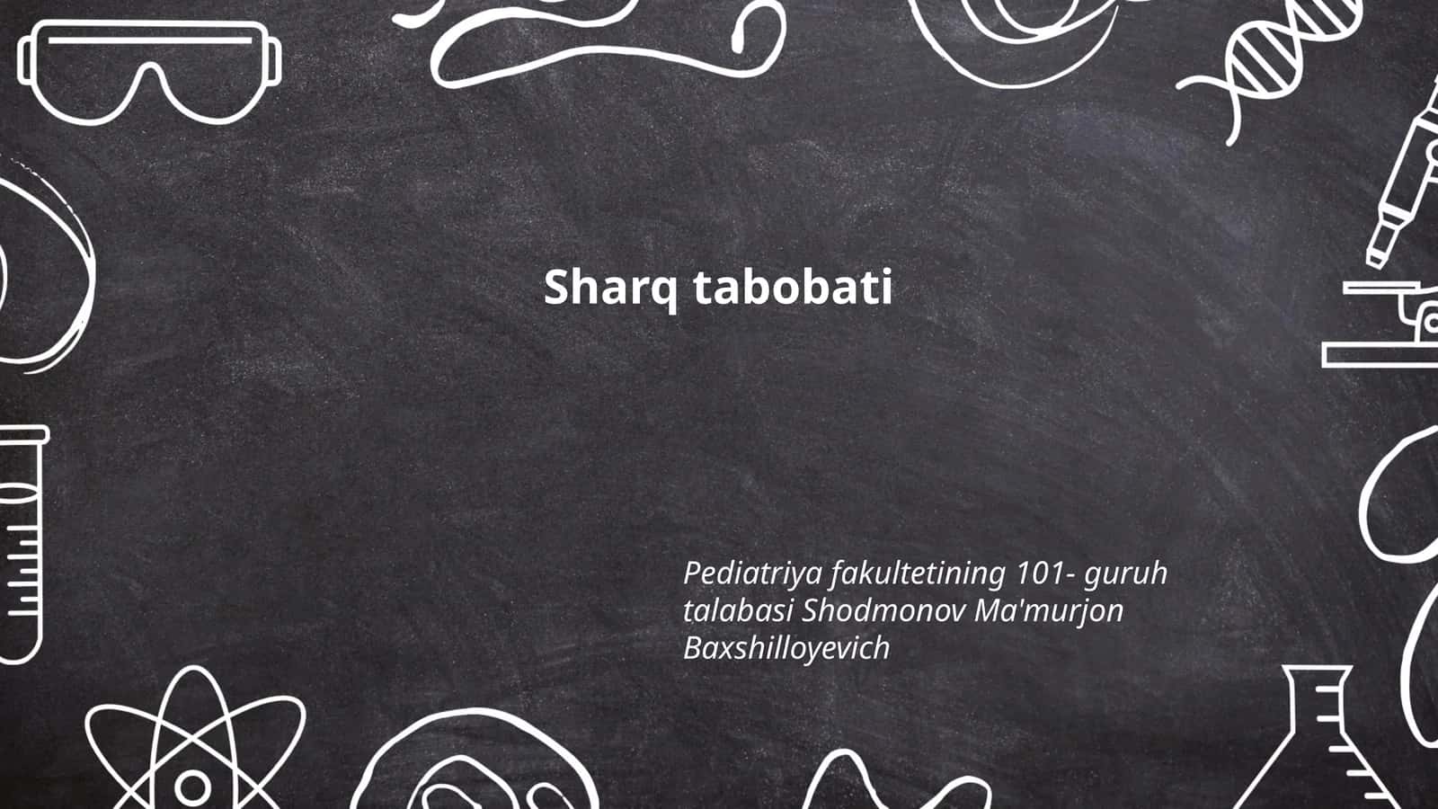 Sharq tabobati