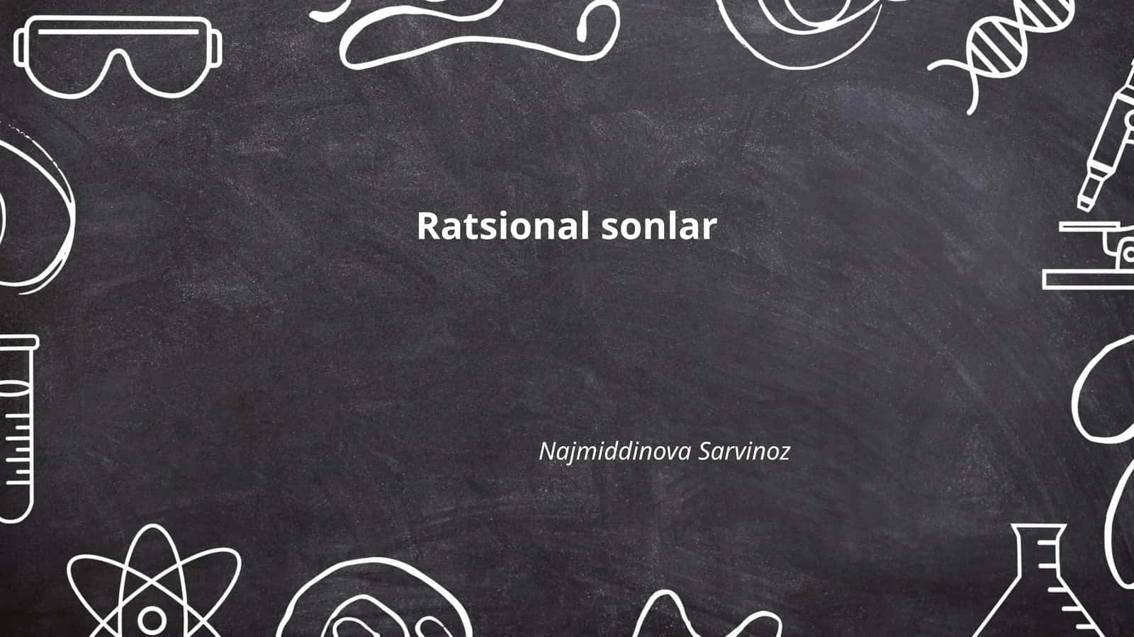 Ratsional sonlar