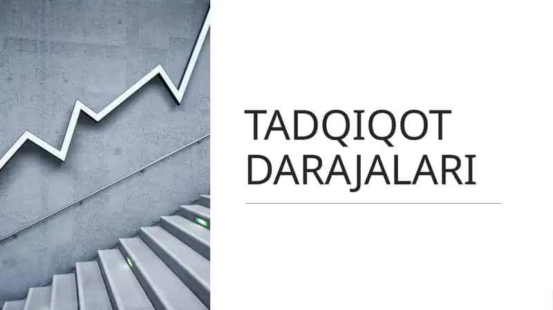 Tadqiqot Darajalari