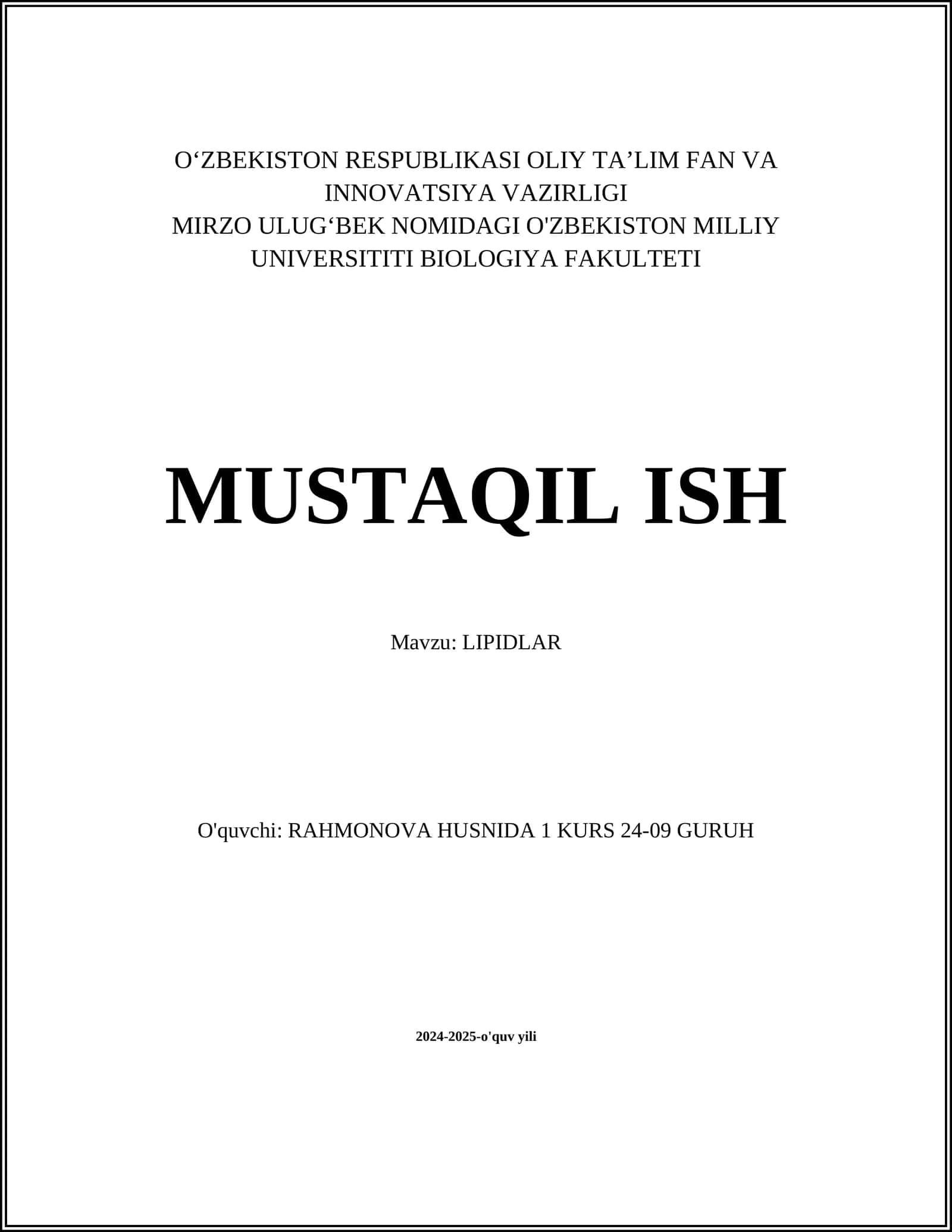 LIPIDLAR