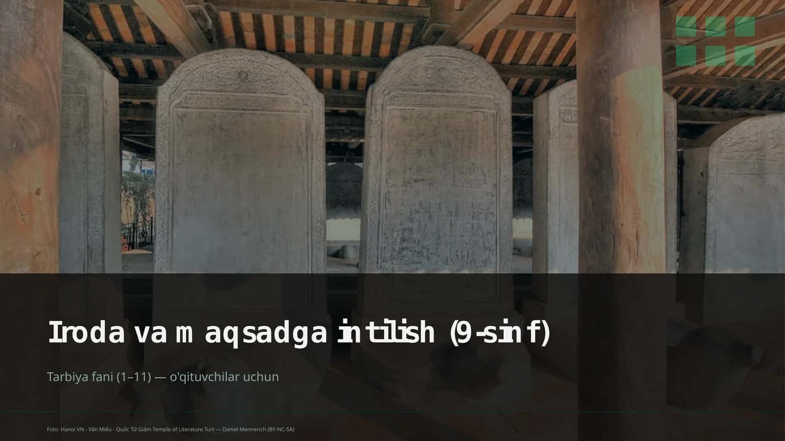 Iroda va maqsadga intilish (9-sinf)