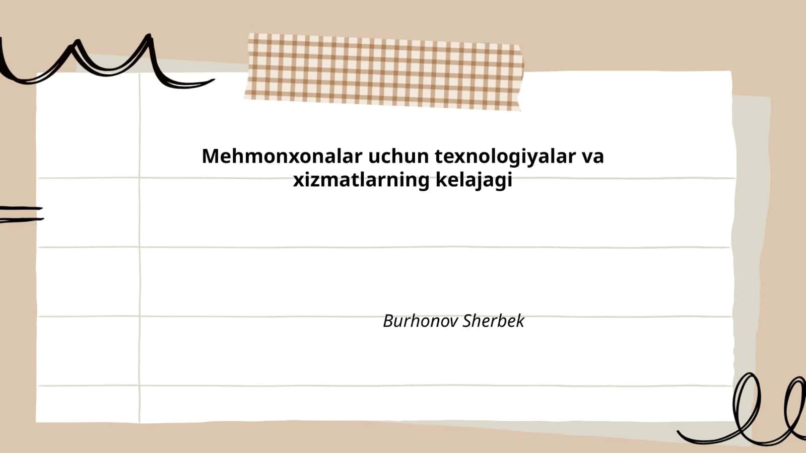Sun'iy intellekt orqali shaxsiylashtirilgan mehmon tajribasi