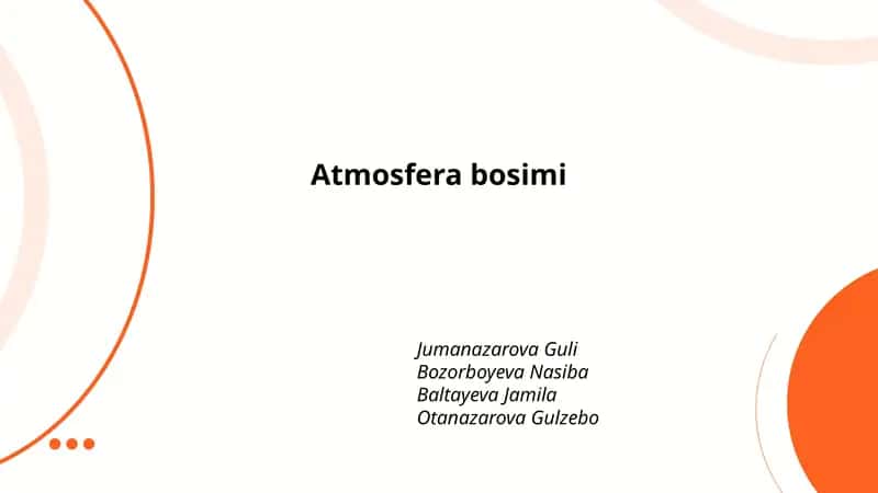 Atmosfera bosimi