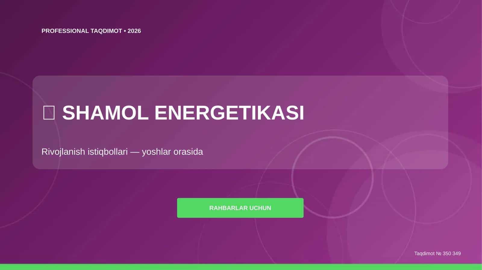 SHAMOL ENERGETIKASI