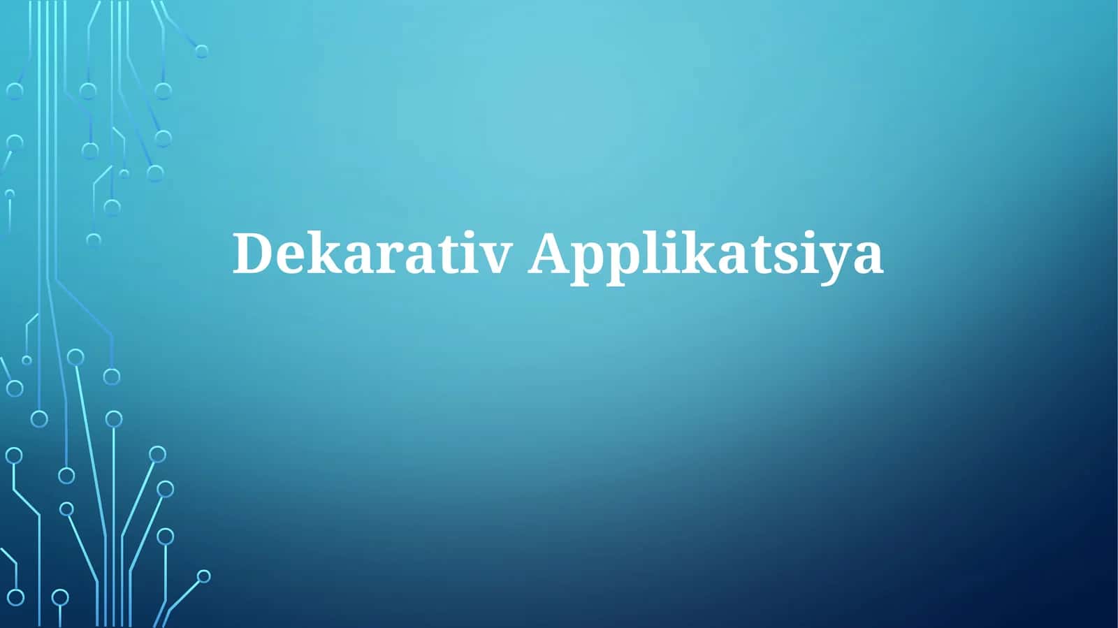 DekarativApplikatsiya
