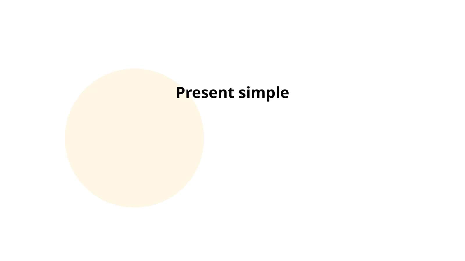 Present simple