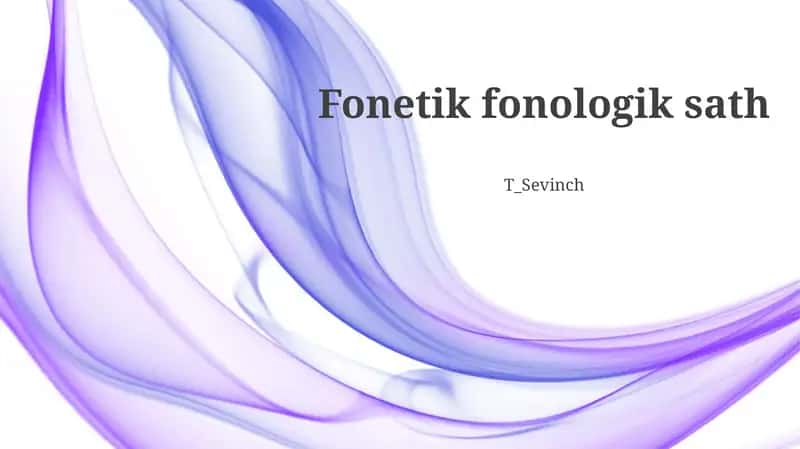 Fonetik fonologik sath
