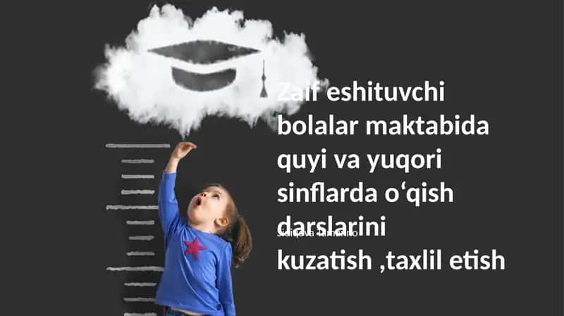 Pastki va yuqori sinflarda oʻqish darslarini kuzatish