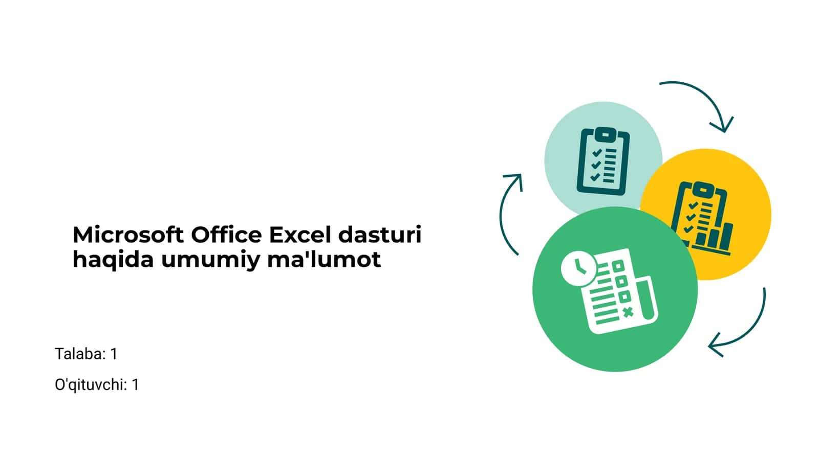 Microsoft Office Excel dasturi