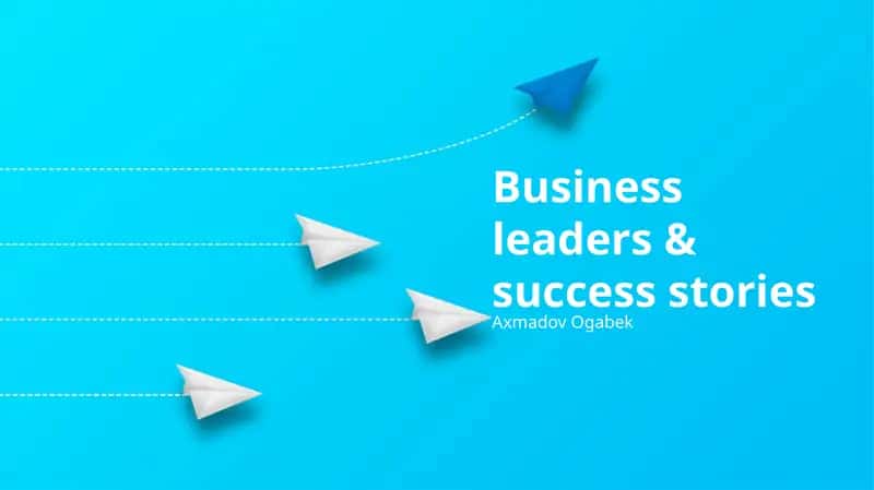 Business leaders & success stories