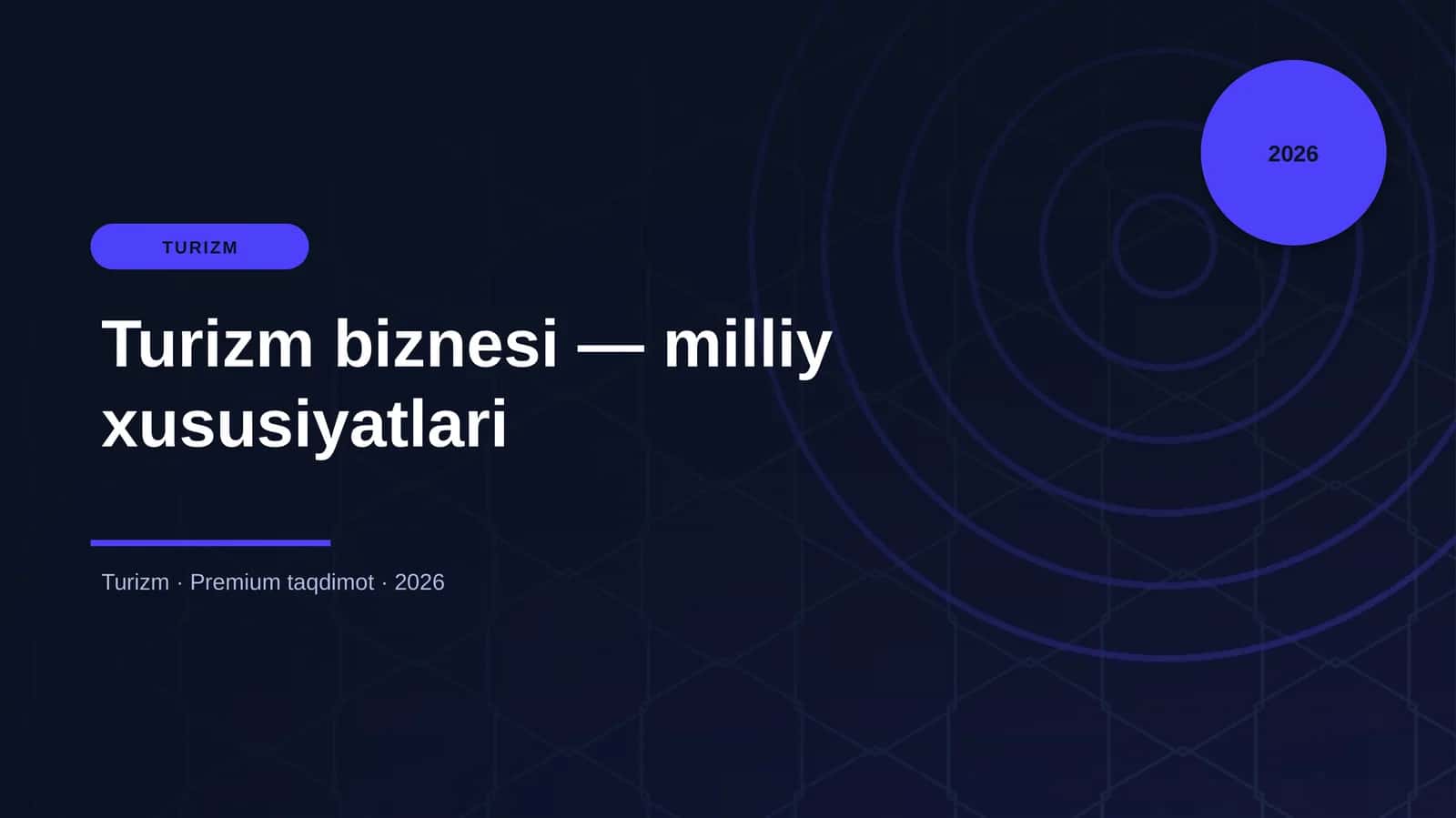 Turizm biznesi — milliy xususiyatlari