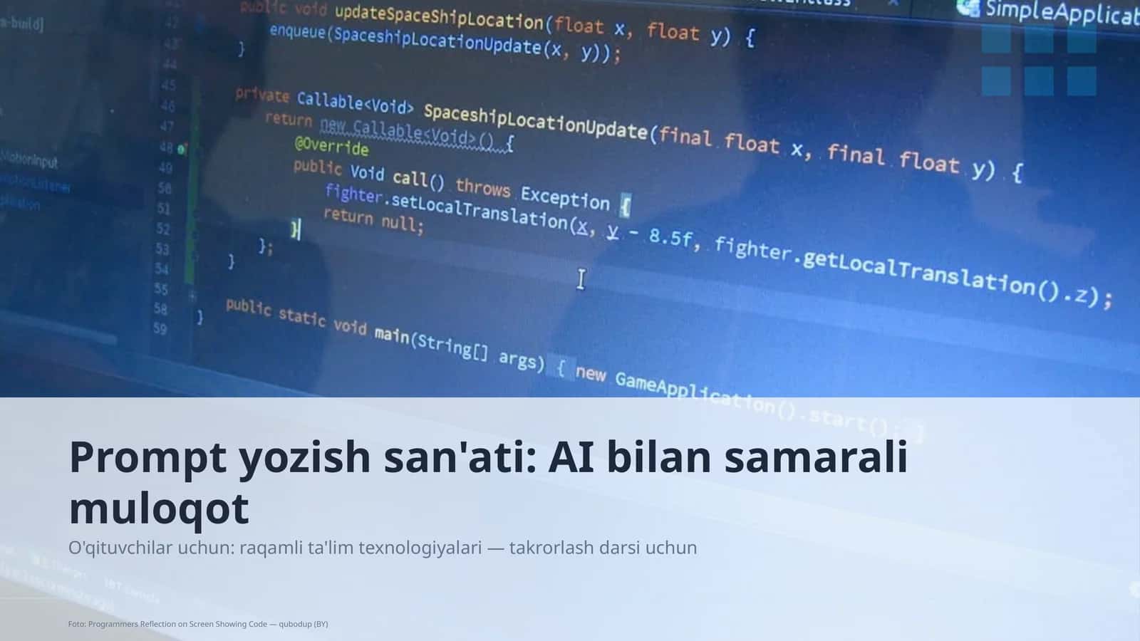 Prompt yozish san'ati: AI bilan samarali muloqot