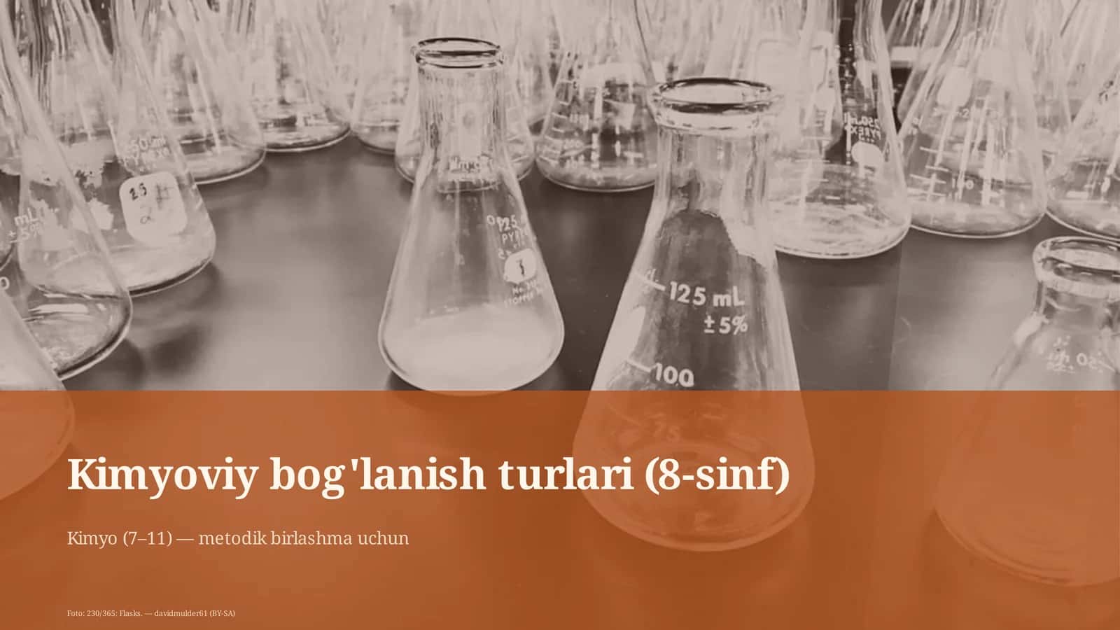 Kimyoviy bog'lanish turlari (8-sinf)