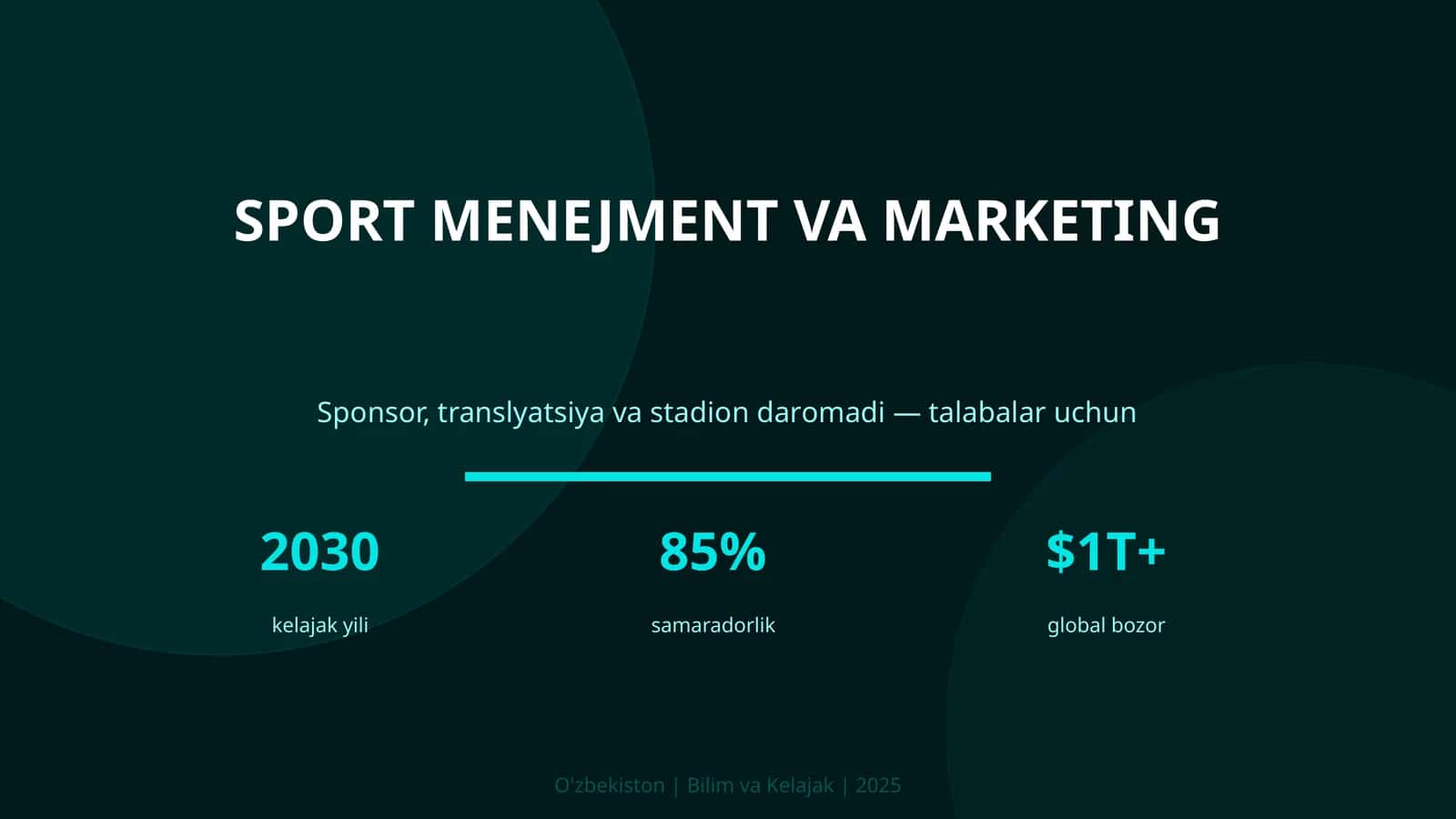 SPORT MENEJMENT VA MARKETING
