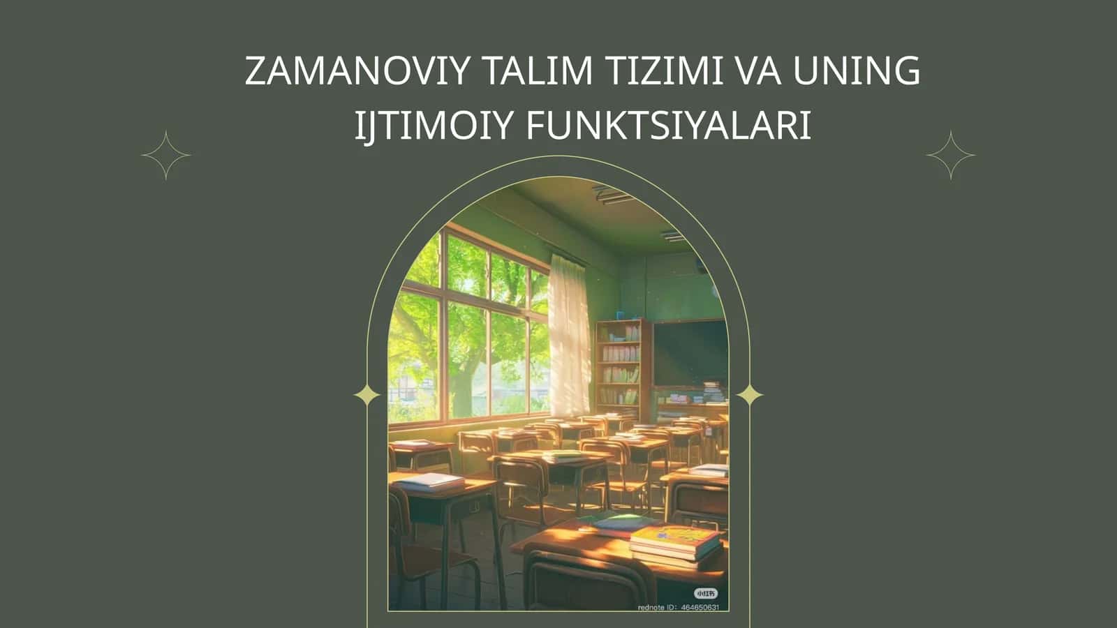 ZAMANOVIY TALIM TIZIMI VA UNING IJTIMOIY FUNKTSIYALARI